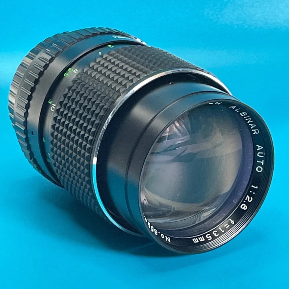 Albinar Super Coated Auto 135mm f/2.8 Lens for Pentax K PK Mount Vintage Prime